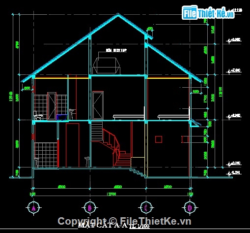 biệt thự 2 tầng đẹp,bản vẽ biệt thự 2 tầng đẹp nhất,bản vẽ cad biệt thự 2 tầng,biệt thự 2 tầng ở nông thôn,bản vẽ biệt thự 2 tầng ở nông thôn